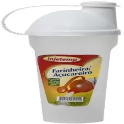 Açucareiro e farinheiro plástico 600ml Injetemp