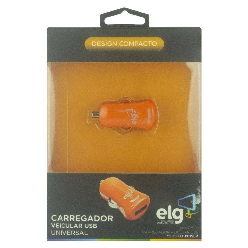 Adaptador carregador usb para cigarreira usb Elg