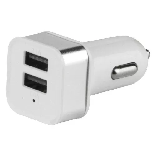 Adaptador carregador usb para cigarreira 2.1A 02 saídas MB52056 mbtech