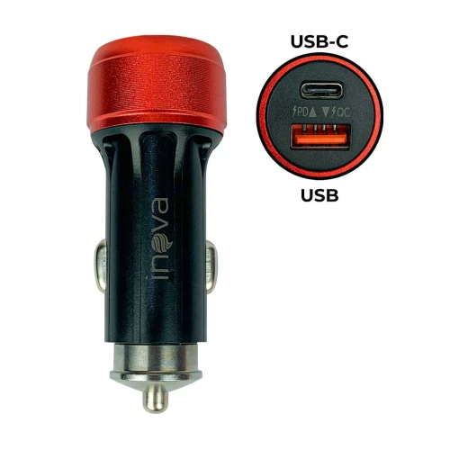 Adaptador carregador usb para cigarreira 45W Inova