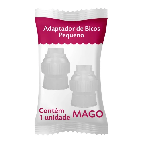 Adaptador de bico para confeitar pequeno com 2 unidades Mago