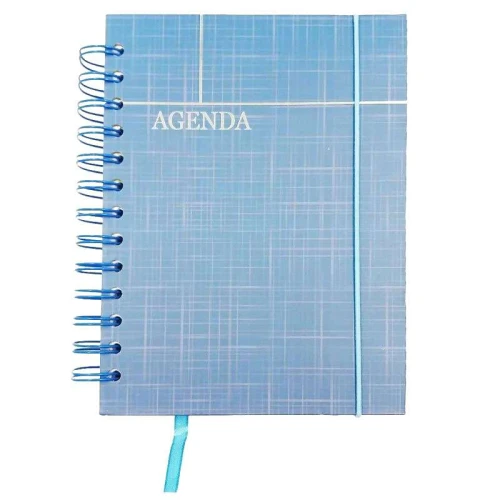 Agenda permanente unissex com 160fls 12,9x17,9cm Interponte