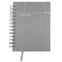 Agenda permanente unissex com 160fls 12,9x17,9cm Interponte