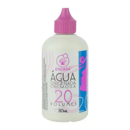 Água oxigenada 20 volumes 80ml cremosa Encasa