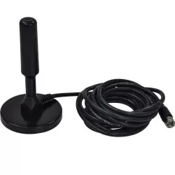 Antena para televisão digital hdtv externa/interna cabo 3 metros MBtech