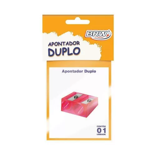 Apontador simples 02 furos normal e jumbo Brw