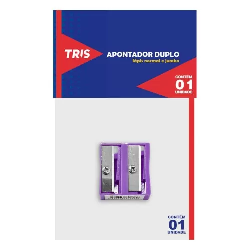 Apontador simples 02 furos normal e jumbo Tris