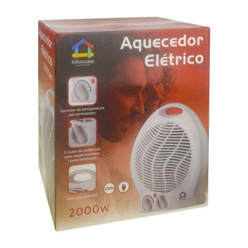 Aquecedor de ar elétrico 2000W/220V branco Futuro