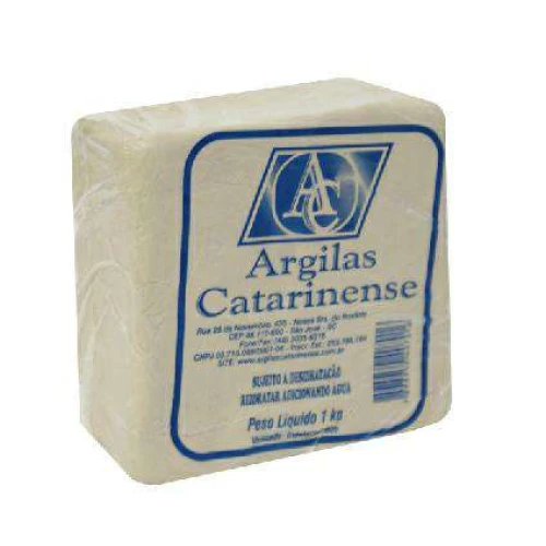 Argila para vaso 01kg Argilas Catarinense