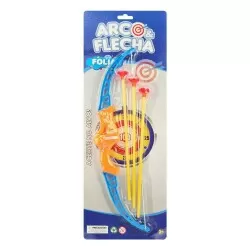 Arco e flecha com 03 flechas Folia Imports