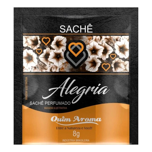 Aromatizador sachê 8g alegria Quim Aromas