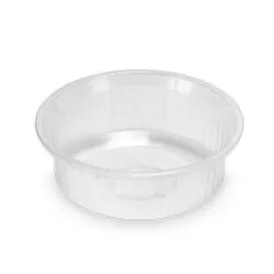 Bacia plástica 1,5 litros transparente Arqplast