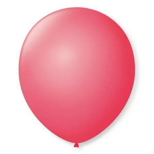 Balão 7.0 liso rosa pink com 50 unidades São Roque