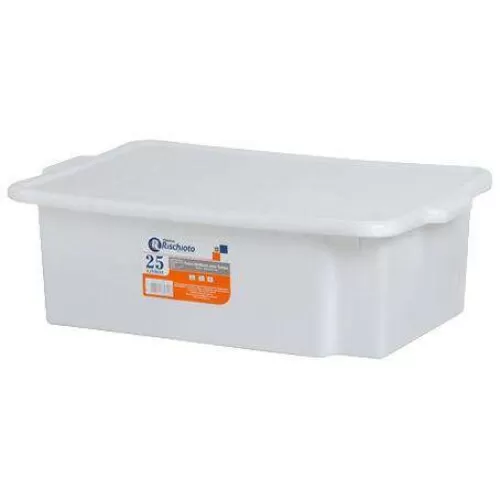 Bandeja topa tudo alta com tampa 51x35x16cm 25 litros 3755 Rischioto