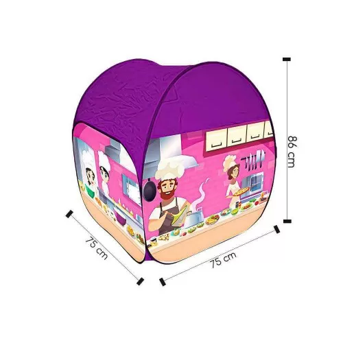 Barraca infantil cozinha quadrada 86x75x75cm Etitoys