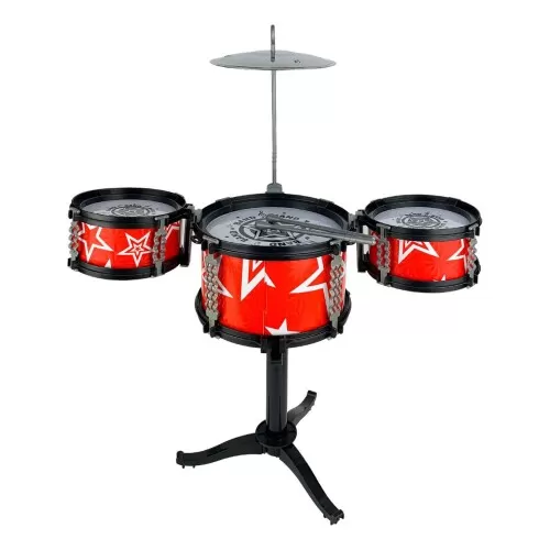 Bateria músical Jazz Drum 05 peças Dute Toys