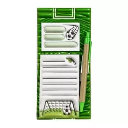 Bloco de papel decorado magnético + caneta com 80 folhas HA80851 Interponte