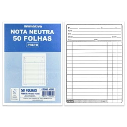 Bloco pedido 01 via pequeno nota neutra 10082 São Domingos