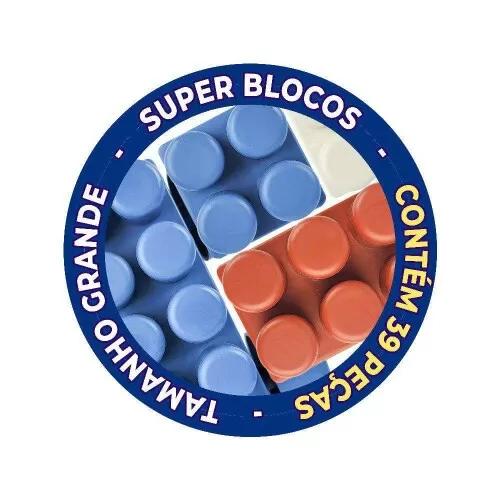 Blocos de montar super blocos baby queen com 39 peças Bgplas