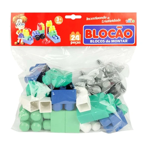 Blocos de montar super blocos com 24 peças