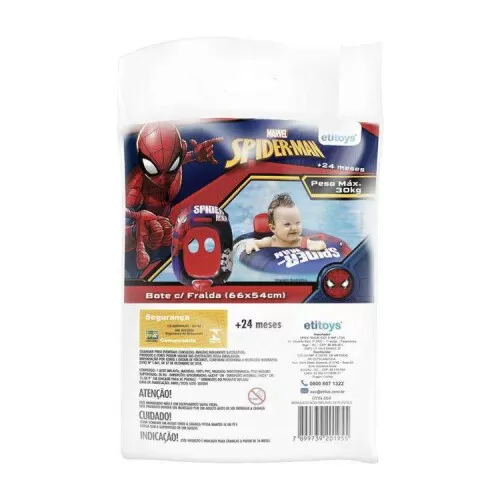 Boia bote inflável Spider-Man 66x54cm Etitoys