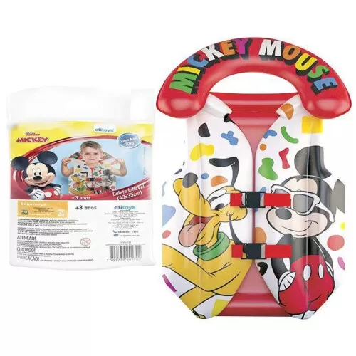 Boia colete salva vidas Mickey 43x35cm Etitoys