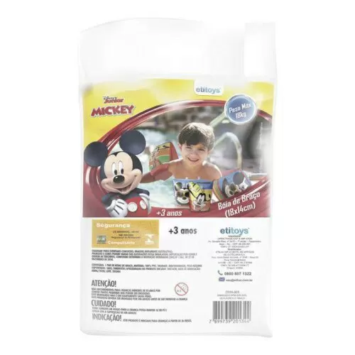 Boia de braço Mickey 18x14cm Etitoys