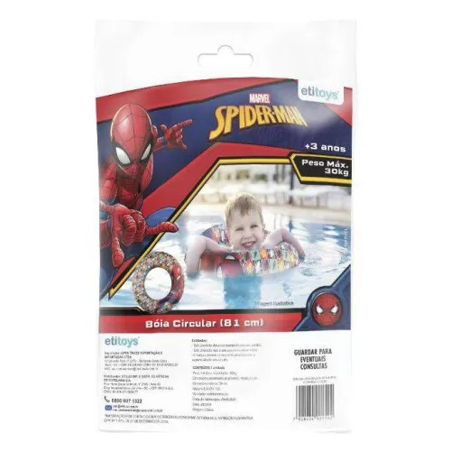 Boia de cintura Spider-Man 81cm Etitoys