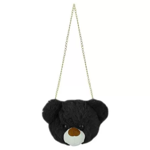 Bolsa infantil de pelúcia cabeça de urso Interponte