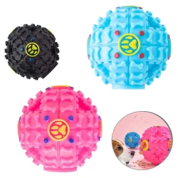 Bola para cachorro interativa petisqueira 9cm Fluffie