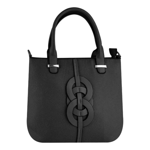 Bolsa feminina tiracolo 32x25cm preto Alice Palucci