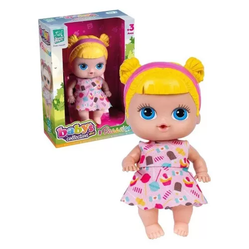 Boneca Babys Collection passeio 499 Super Toys