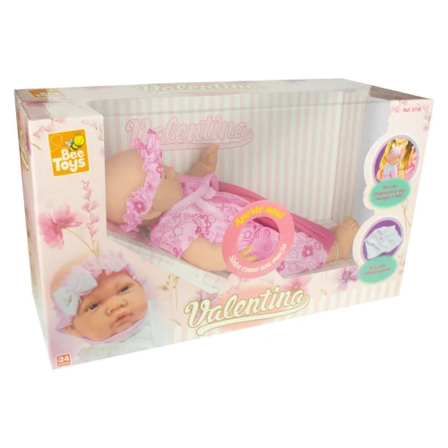 Boneca bebê Valentina com som 47cm Bee Toys