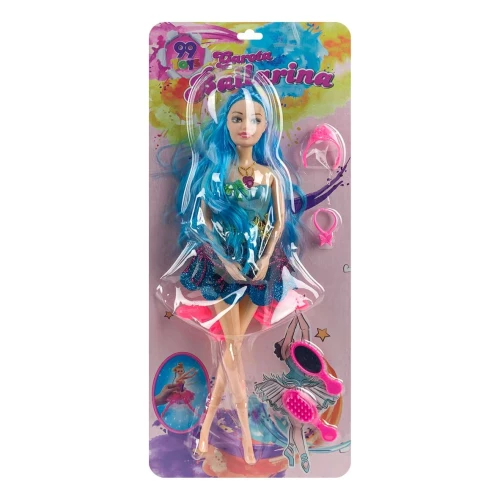 Boneca magrela bailarina com som e luz 99 Toys