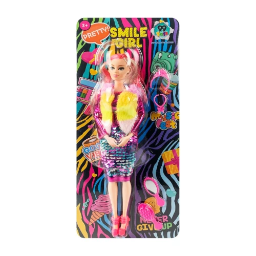 Boneca magrela smile girl fashion 99 Toys