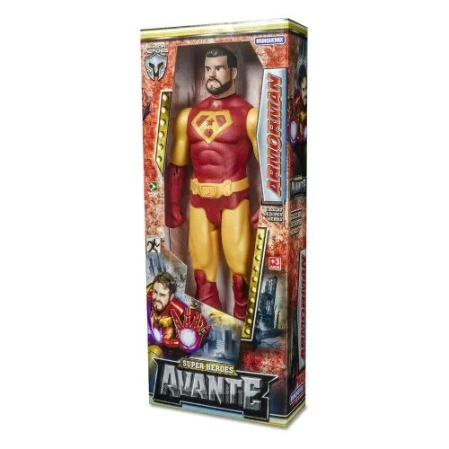 Boneco Super Herói Avante Armorman 40cm Brinquemix