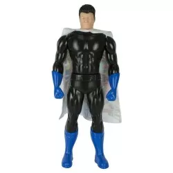 Boneco heróis com capa para criança azul Super Toys