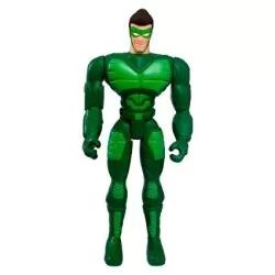 Boneco plástico Vigilante verde 22cm Mielle