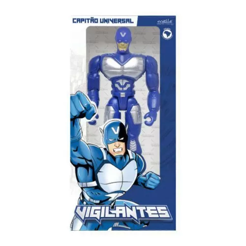 Boneco plástico Vigilante azul 22cm Mielle