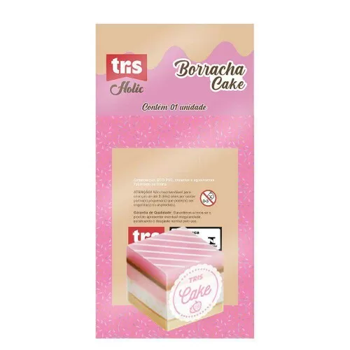 Borracha holic cake blister 01 unidade Tris