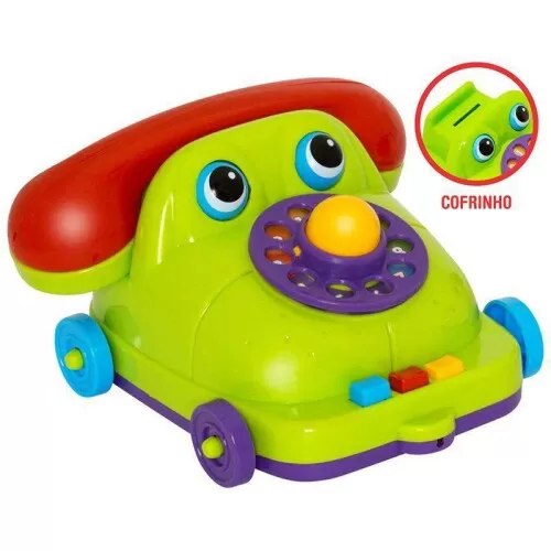 Brinquedo didático telefone Baby Maxphone Mercotoys