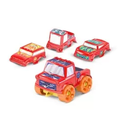 Brinquedo didático carro monta e desmonta 4 em 1 Dismat