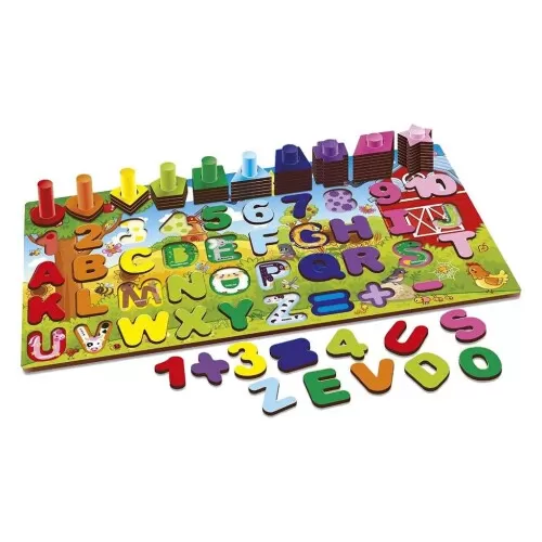 Brinquedo didático educa montessori 94 peças GGB