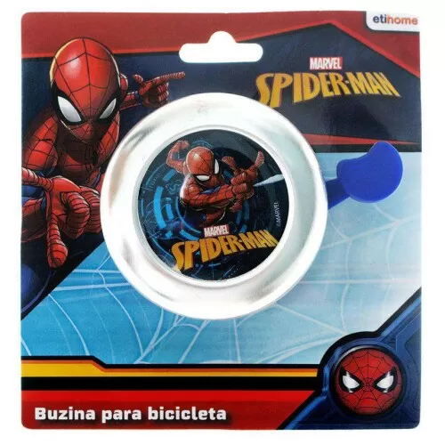 Buzina para bicicleta plástico trim spider-man Etitoys