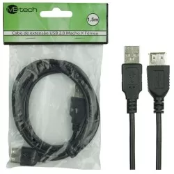 Cabo usb extensor 1,5 metros MBtech