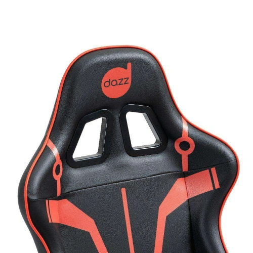 Cadeira gamer com rodinhas legacy series preto com salmão Dazz