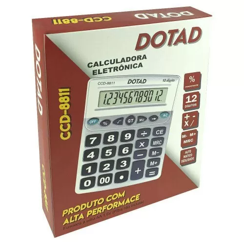 Calculadora grande 12 dígitos Dotad