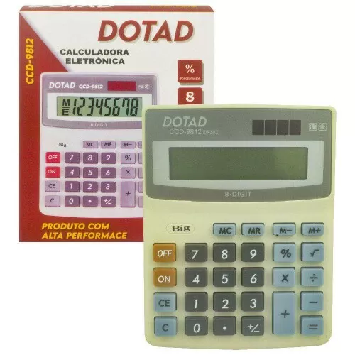 Calculadora média 8 dígitos Dotad