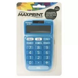 Calculadora mesa mx-c84a 8 dígitos azul Maxprint