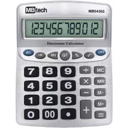 Calculadora grande 12 dígitos eletrônica MBtech